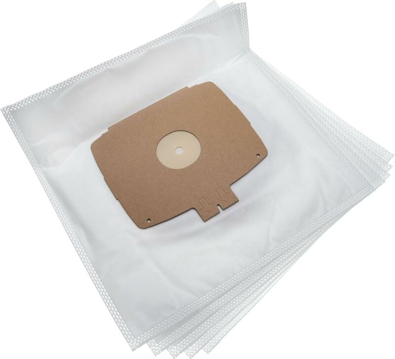 5x Staubsaugerbeutel kompatibel mit Electrolux D745, EC738 Staubsauger - Mikrovlies, 30,35cm x 30,3cm Weiß - Vhbw