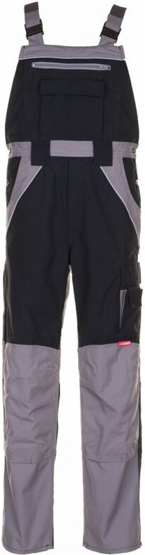 Arbeitshose Latzhose Plaline schwarz/zink Größe 64