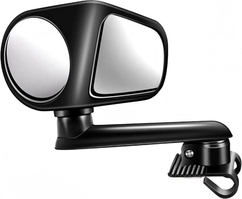 Ersandy - Zwei-in-eins-Auto-Toter-Winkel-Spiegel, um 360 Grad drehbarer doppelseitiger konvexer Weitwinkel-Rückspiegel, ...