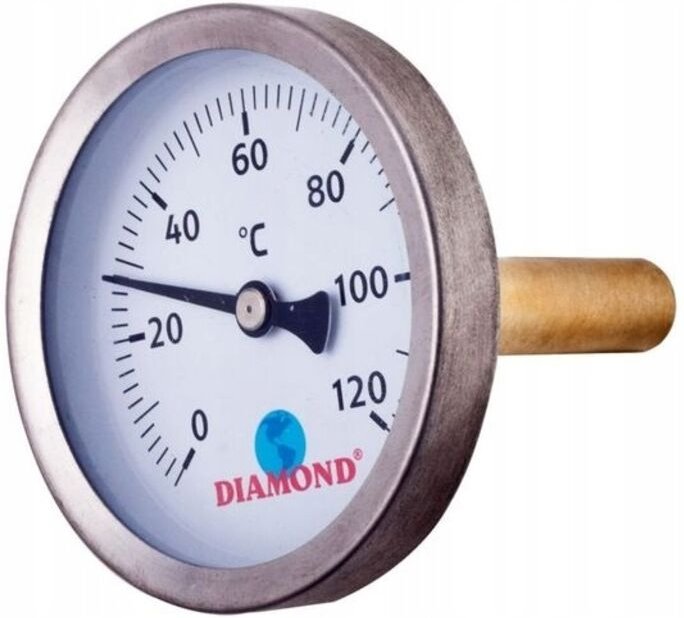 Thumbnail - Rückenthermometer 1/4 Zoll Durchmesser 40 Mm 0-120 Grad C