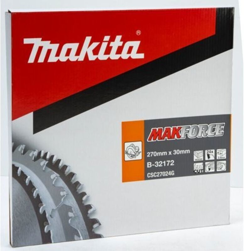 Zubehör - Sägeblatt Holz, 270x30 mm, 24 Zähne B-32172 - Makita