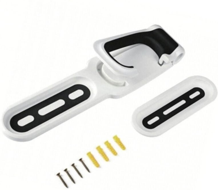 Akozon Vertikale Wandhalterung für Fahrräder, praktisches Aufbewahrungsregal für Garagen, Wohnungen, Häuser (schwarz-wei...