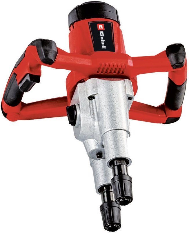 Einhell - Farb-Mörtelrührer te-mx 1600-2 ce Twin (1.600 w, 2-Gang-Getriebe, gegenläufige Rührer, dynamische Drehzahlrege...