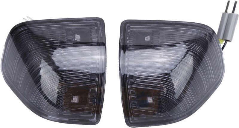 Paar Ersatz-Blinker für Rückspiegel 68302828AA für Dodge Ram 1500, 2500, 3500, 4500, 5500 (rauchfarben),