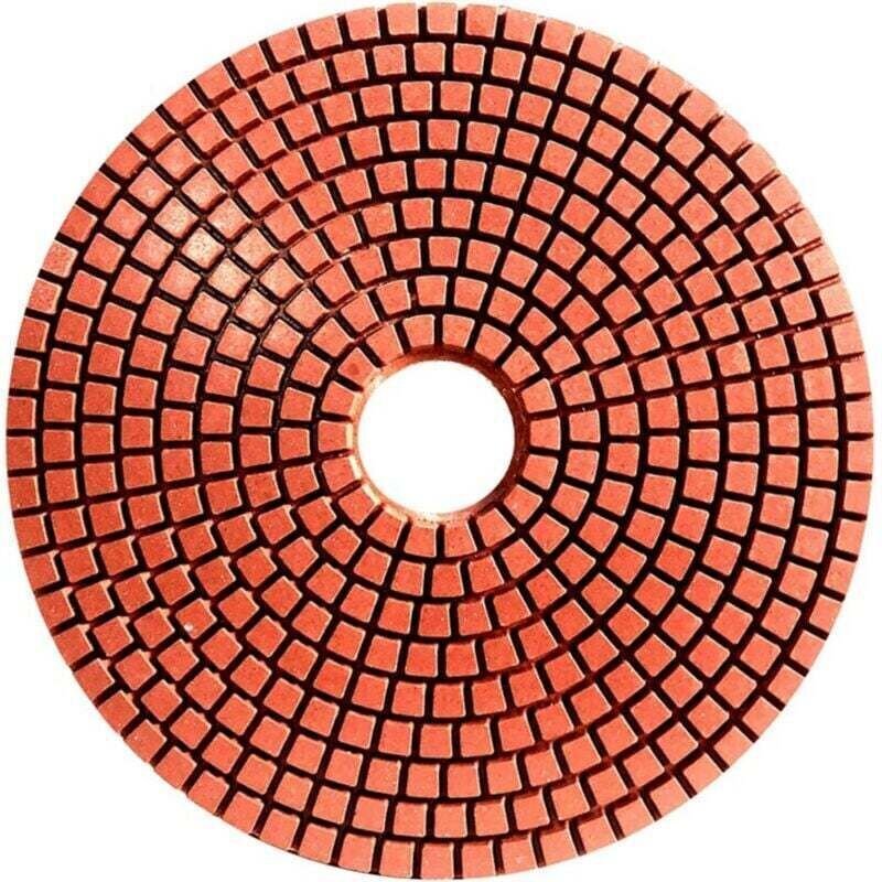 6 Zoll (150 mm) Diamant-Polierscheiben, flexibel, für Trocken- und Nassschleifen von Beton, Granit und Marmor, Körnung 3...