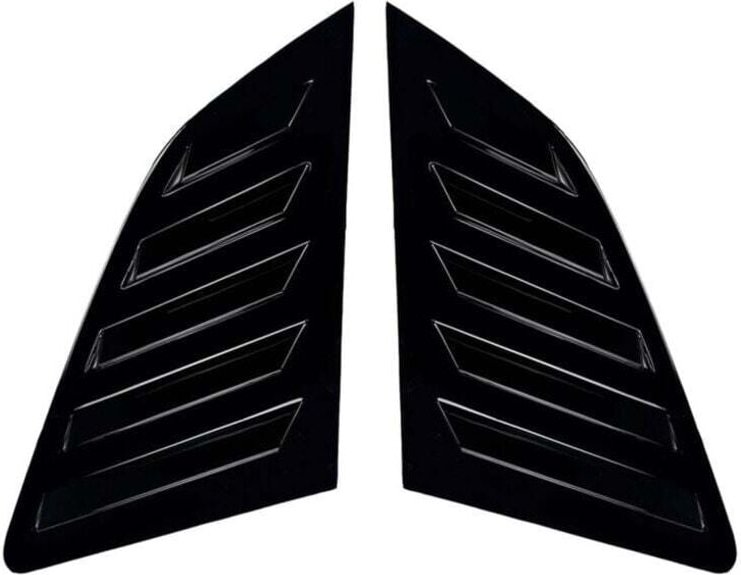 Dreieckige Heckscheibenblenden für PKW, Schutzleiste für Audi A3 S3 8V Schrägheck (2014–2020), Schwarz glänzend