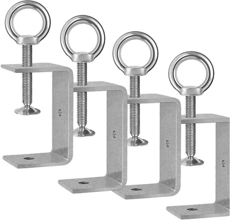 4-teiliges Set 75-mm-C-Klemmen aus Edelstahl, verstellbare C-Zangen zum Schweißen, für Schreinerarbeiten und Heimwerkerp...