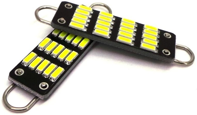 Stück C21W LED SV8.5 12V CANBUS 44mm Glühbirne mit Schleife