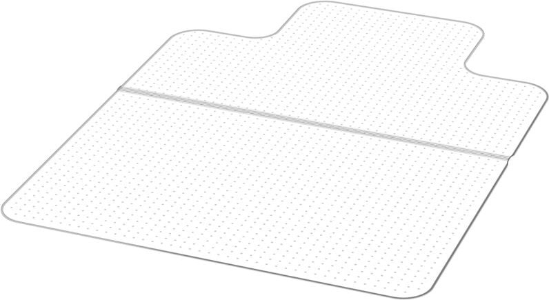 Mophorn Stuhlmatte für Teppichböden (1230 x 914 mm) – Bodenschutzmatte aus PVC mit Noppen, ideal für kurzflorige Teppich...