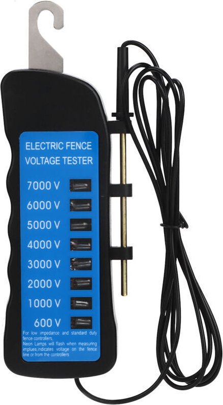 Vtizikl Testeur de Tension de Clôture électrique Détecteur de Défaut de Clôture Portable Outil de Test D'équipement Agri...