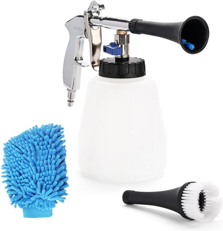 Autoinnenreinigungsset, Hochdruck-Luftpistole (6–9,2 bar), für die Auto- und Motorradpflege, 1 Stück