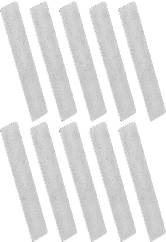 10 Stück Luftkompressor-Ventilplatte Luftkompressorklappe 10 x 47 mm/0,4 x 1,9 Zoll Gusseisen-Luftkompressor-Ersatzteile...