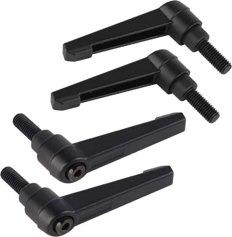 verstellbare Klemmgriffe M8, Schnellspannhebel aus Stahl mit 20-mm-Bolzen