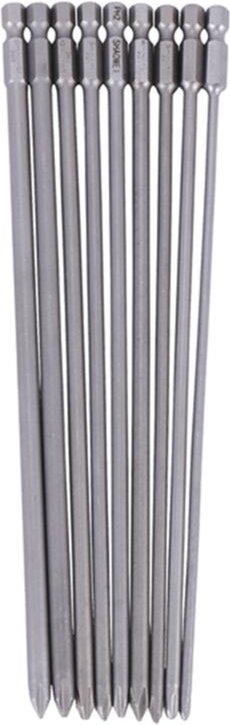 9Pcs 1/4 Zoll 200Mm Ph1 Ph2 Magnetische Lange Hex Schraubendreher-bits S2 Elektrische Bohrmaschine Power Treiber Werkzeu...