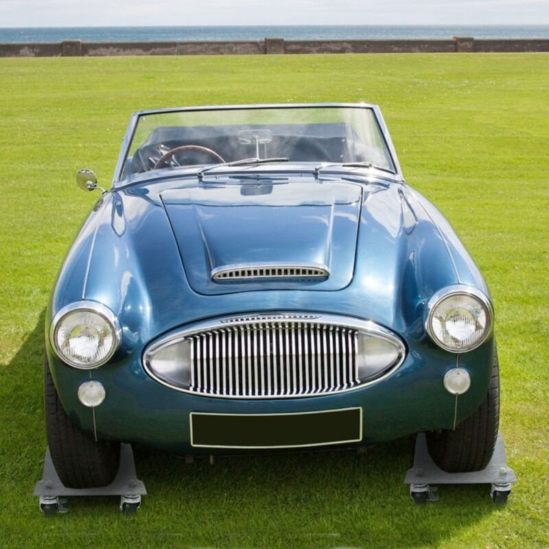 4 stuck rangierhilfe 680 kg pro plattform max reifenbreite 30 cm rad rangierroller rangierheber