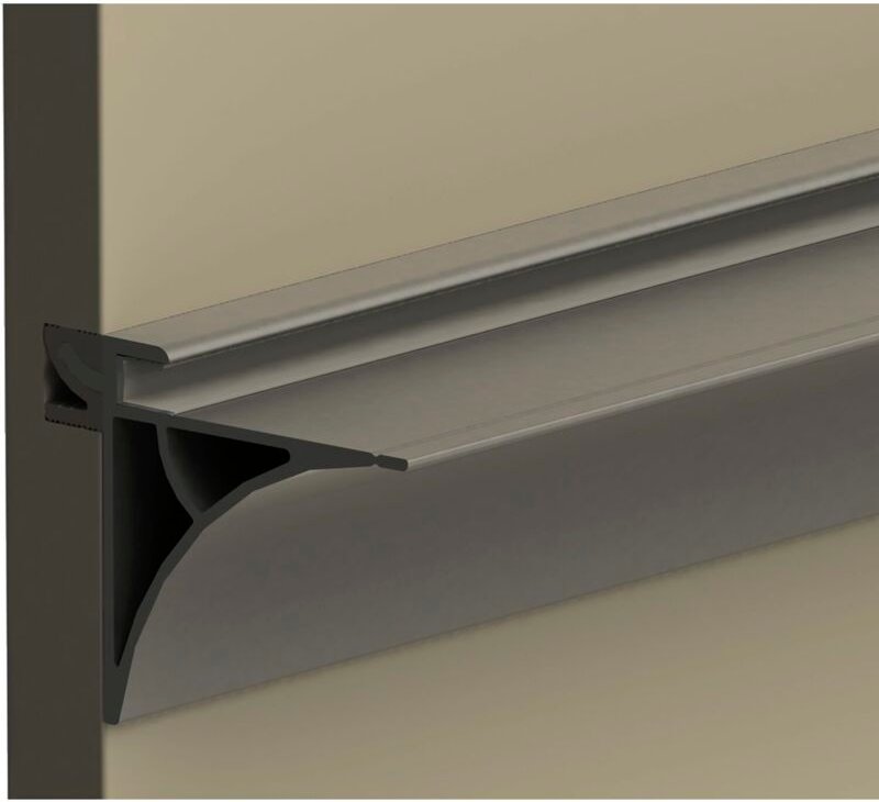 ALU-STYLE Wall Sys Glastablarträger Aluminium