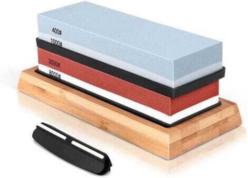 8000G, Stein, 3000/8000 - 4-seitiger Schleifstein, Körnung 400/1000, 3000/8000 Körnung