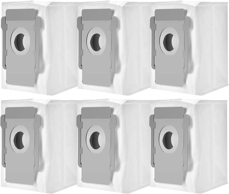 6x Staubsaugerbeutel für iRobot Roomba i7 i7+ i7 Plus j7 j7+ S9+ i3 i3+ i4+ E5 E6 E7 Clean Base Staubbeutel Ersatz Beute...