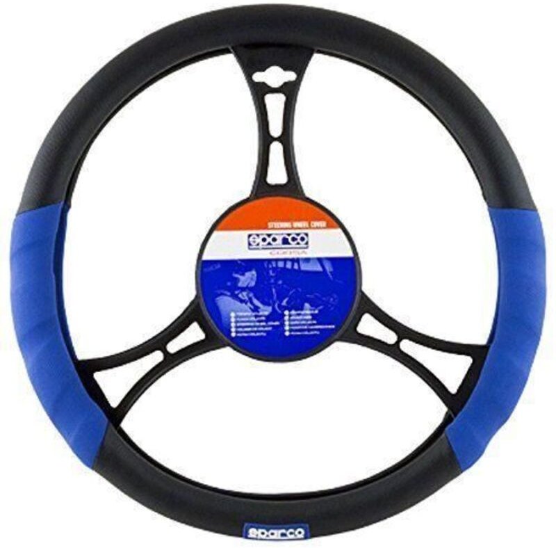 Lenkradbezug - SPARCO - SPC1100L - Blau - Einfache Installation - Automobilausführung