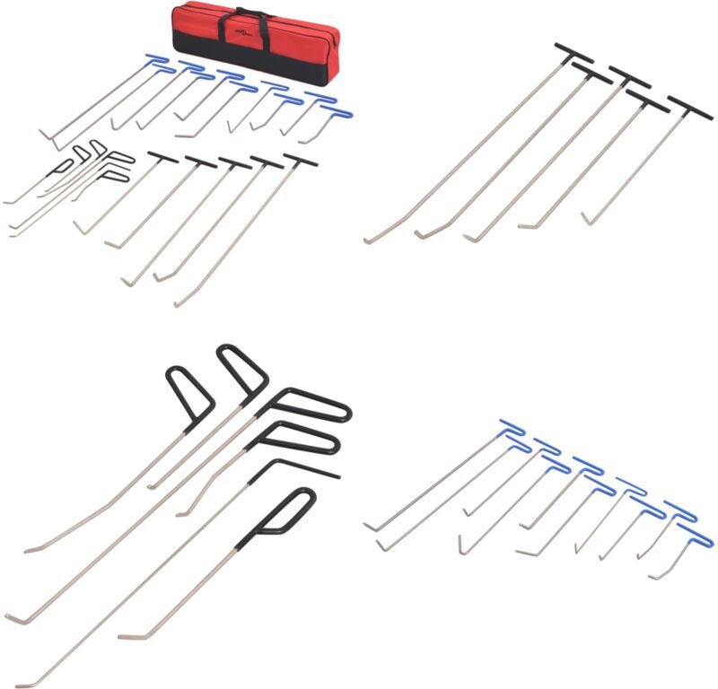 Vidaxl - 21-tlg. Ausbeulwerkzeug Set Edelstahl - Dellen Reparatur - Ausbeuler - Lackfreie Reparatur - Blech Reparatur - ...