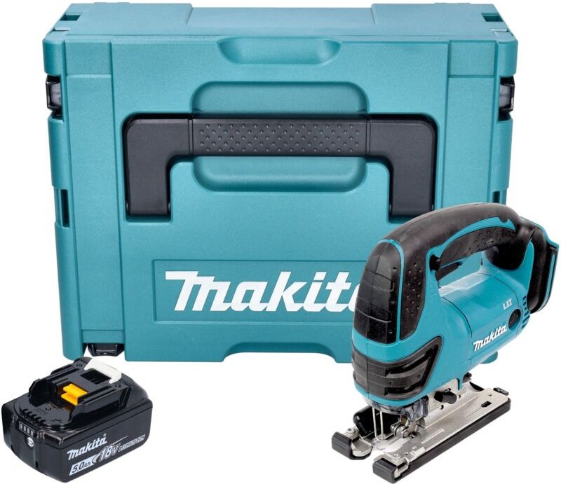 Makita DJV 180 T1XJ Akku Stichsäge 18 V 135 mm + 1x Akku 5,0 Ah + Makpac - ohne Ladegerät