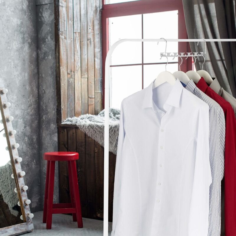 6x set vertical clothes hangers