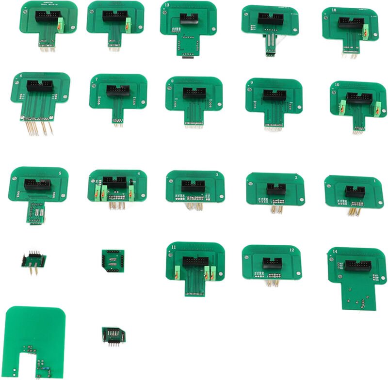 22-teiliges Set Kfz-Motorcode-Scanner BDM Sondenadapter 60 mm breites ECU-Chip-Tuning-Werkzeug für K-TAG ECU-Programmier...