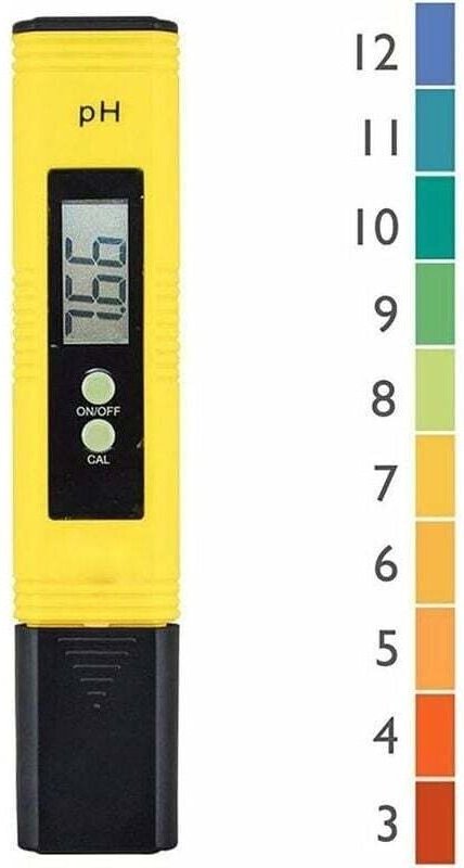 Professioneller pH-Tester, automatische Kalibrierungsfunktion und 0,00-14,00 Messbereich für Wasser, tragbares Aquarium,...