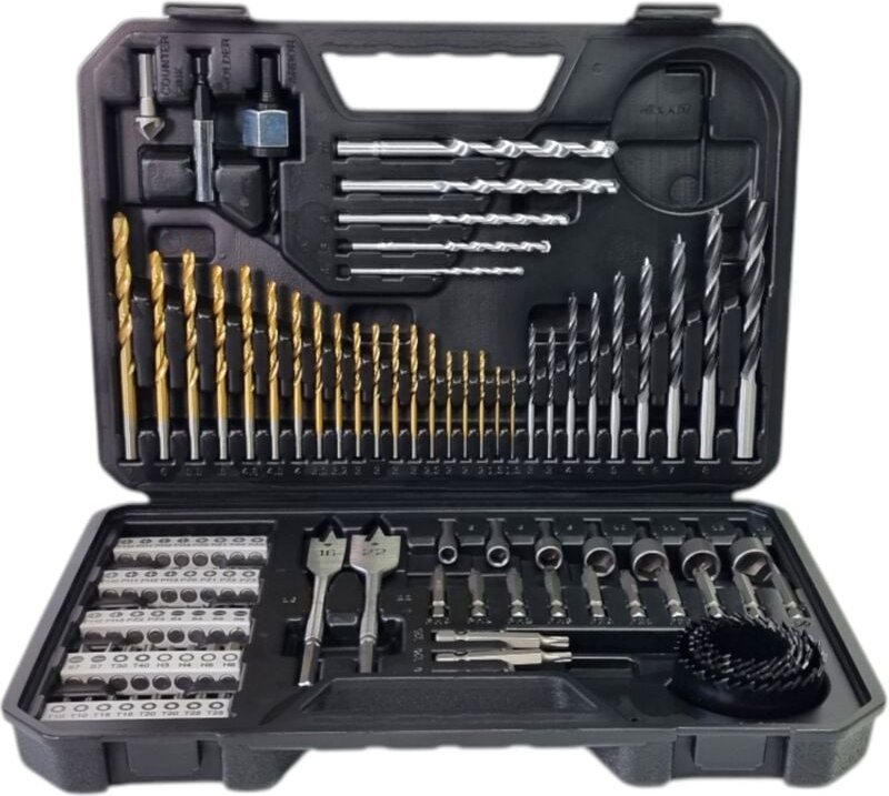 Bosch V-Line Titanium Bit und Bohrer Set 103 tlg. + Koffer ( 2607017367 ) Phillips / Pozidriv / Torx / Hex / Schlitz