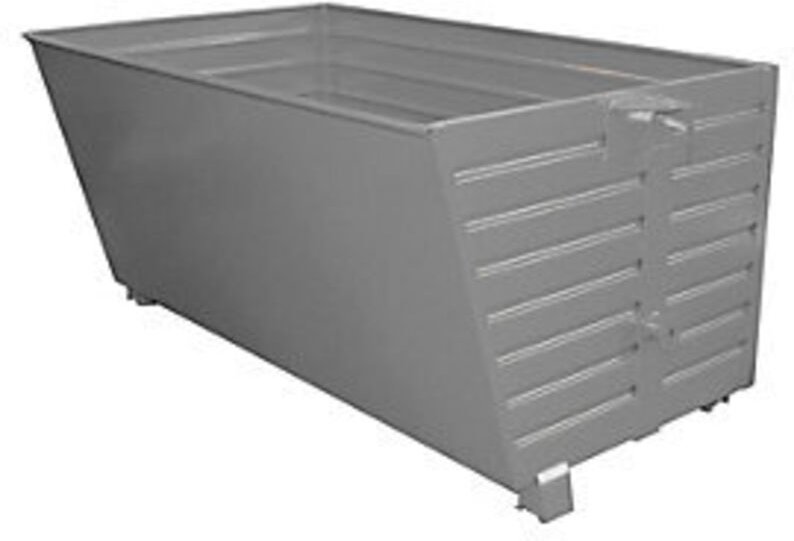 Bauer Stapelkipper BSK 200, lackiert, Mausgrau