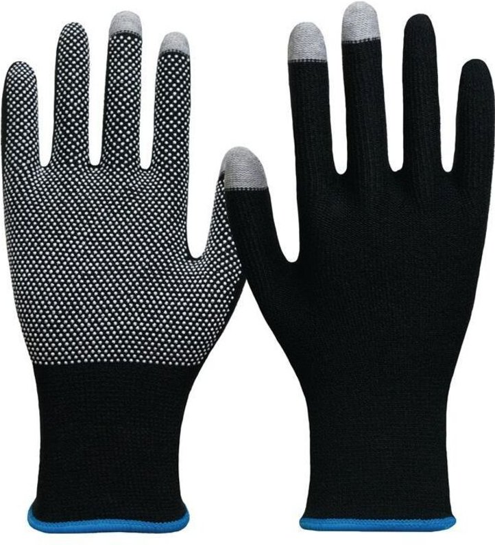 NITRAS 6102-11 Handschuhe SMART SWIPE Größe 11 schwarz/weiß EN 388 PSA-Kategorie