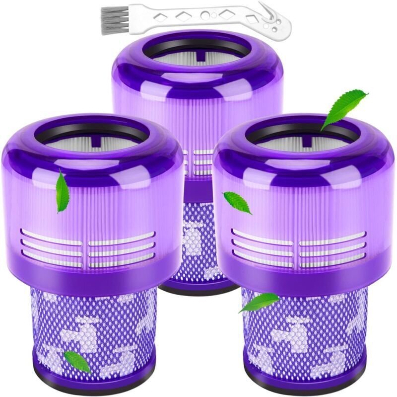 Filter für Dyson V11, 3er-Pack Ersatzfilter für Dyson V11, V15, SV14, SV17, SV22 Detect Animal Absolute Extra Pro Torque...