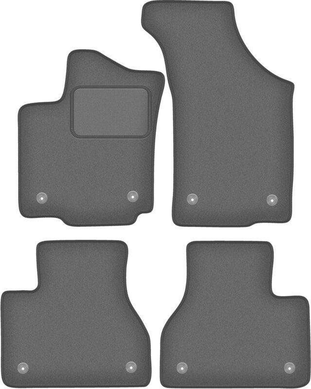 Graphit-Fußmatten für: Volkswagen Phaeton Limousine (2002-2016)