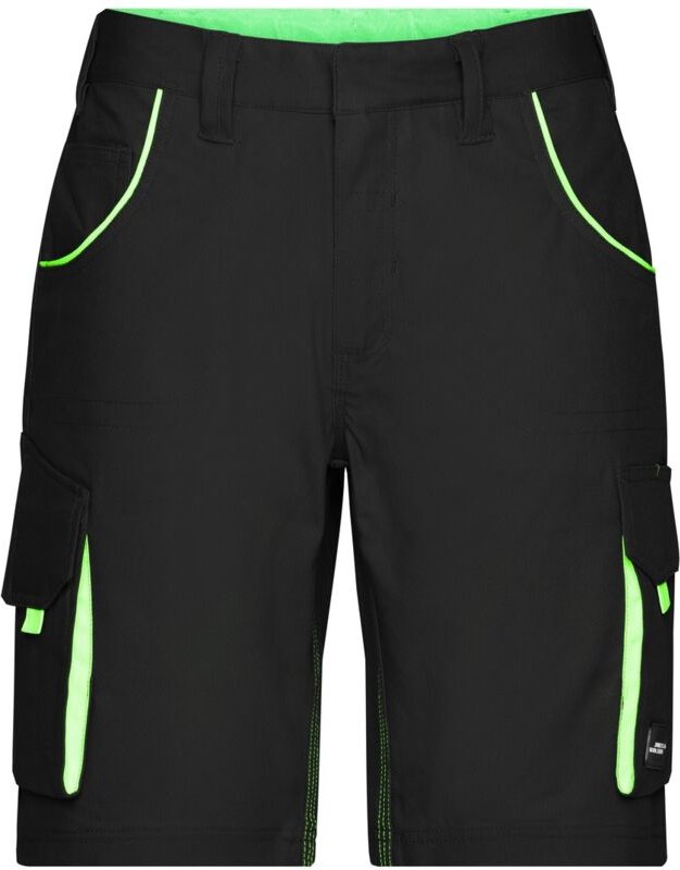 James&nicholson - Bermuda JN872 Gr. 42 black/lime-green