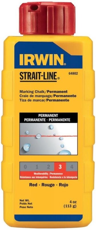 IRWIN Schlagschnurkreide 227g rot STRAIT-LINE