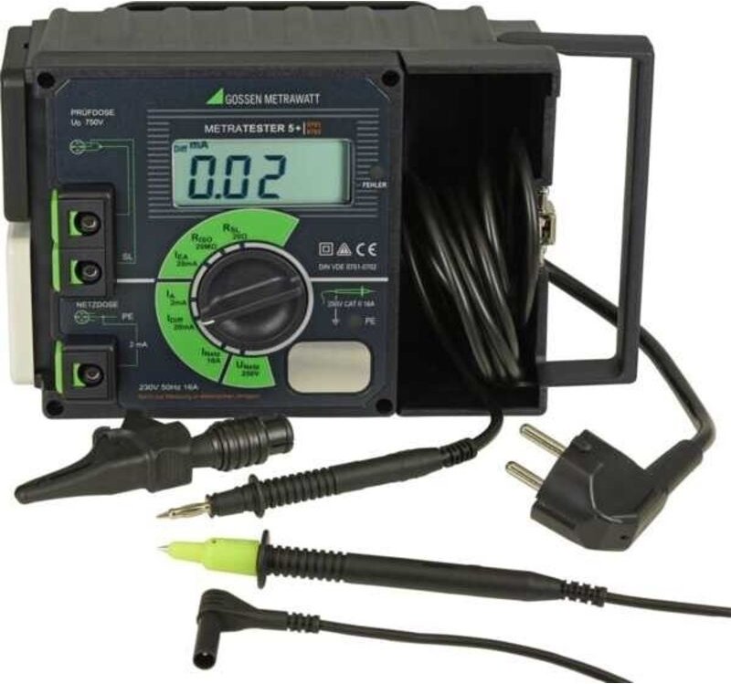 Gossen Metrawatt - metratester 5+ Gerätetester VDE-Norm 0701-0702