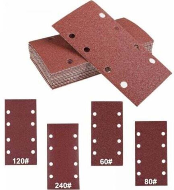 Schleifpapier, selbstklebendes Schleifpapier, Schleifmittel für Exzenterschleifer, 40 Stück Klett-Schleifblätter, 8-Loch...