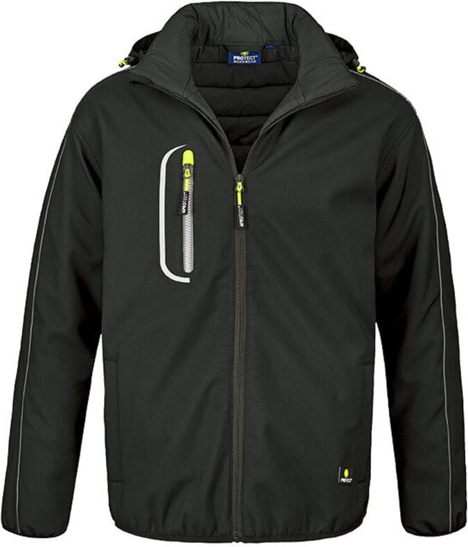 Winter-Softshelljacke KNOXVILLE schwarz Größe L