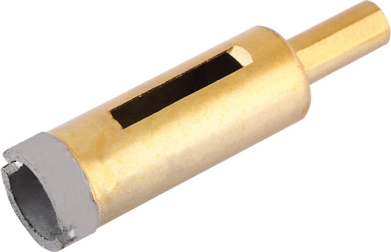 6,50-mm-Diamantbohrer für Marmor und Keramik, vergoldetes Lochsägenwerkzeug mit Lackierung, saubere und glatte Öffnung f...