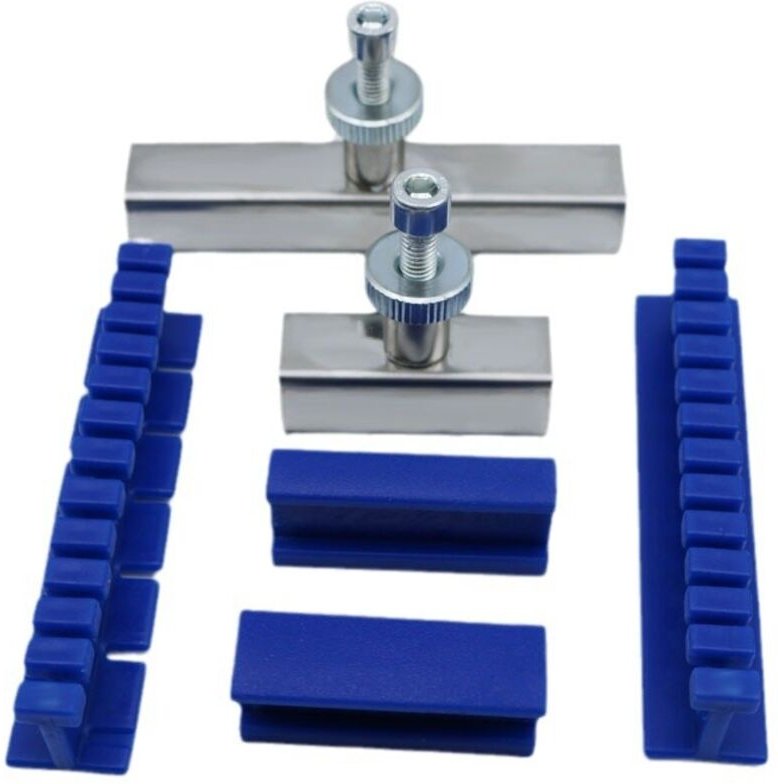 CCYKXA Dellenreparaturset, Auto-Dellenreparatur-Werkzeugset Fahrzeug-Dellenentfernungs-Reparaturwerkzeug Blaues Dellenzi...