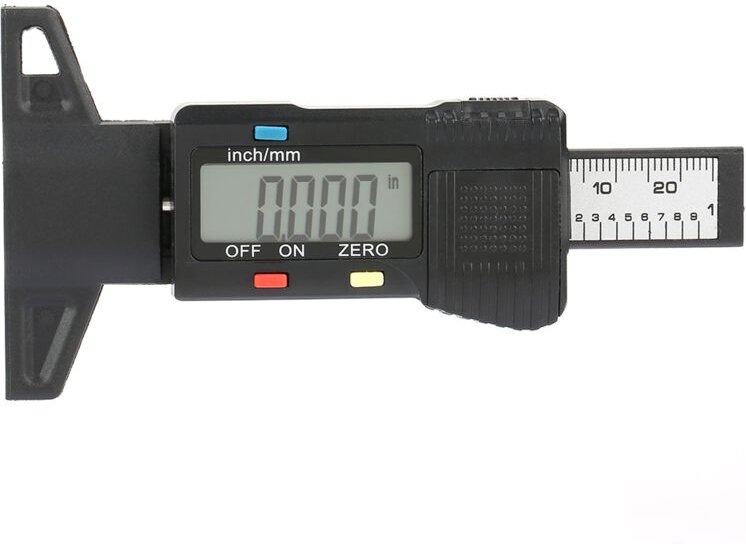 Digitales Reifenprofiltiefenmessgerät mit LCD-Bildschirm