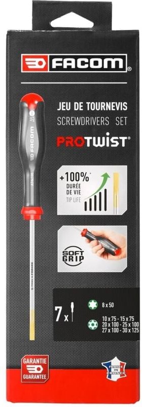 FACOM Schraubendreher-Set PROTWIST 7-tlg., Art.Nr. ATXR.J7PB