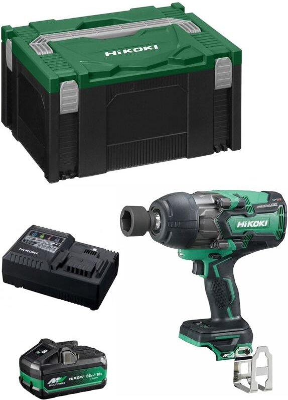 Schlagschrauber HIKOKI WR36DBB1X (1 x 4,0Ah/8,0 Ah + UC18YSL3 + Koffer HSC II)