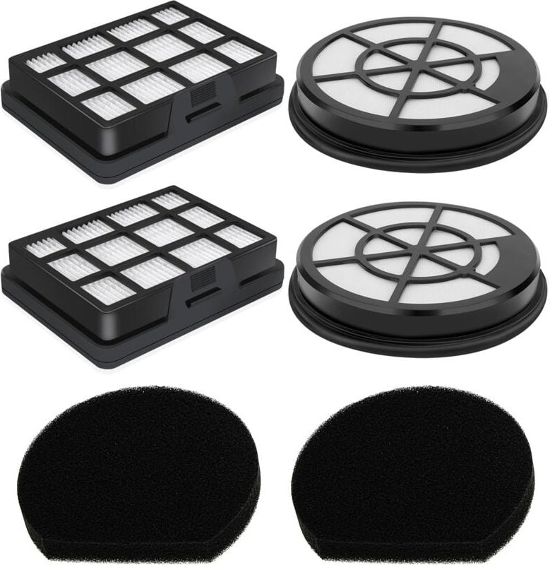 BZ152EF Filter Zubehör – 2 Hepa-Filter und 2 Abluftfilter für Bosch Serie 2 Staubsauger BGC05A220A, BGS05A221, BGS05A222...