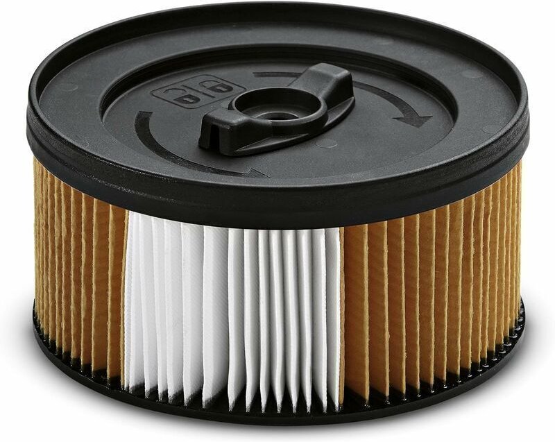Speziell beschichteter Patronenfilter als Zubehör für die Nass- und Trockensauger WD 4290, WD 5200 M, WD 5300 M und WD 5...