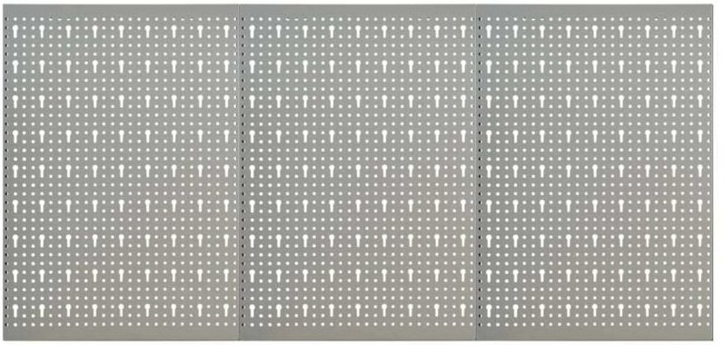 Werkzeugwand 3 Stk. 40×58 cm Stahl Vidaxl