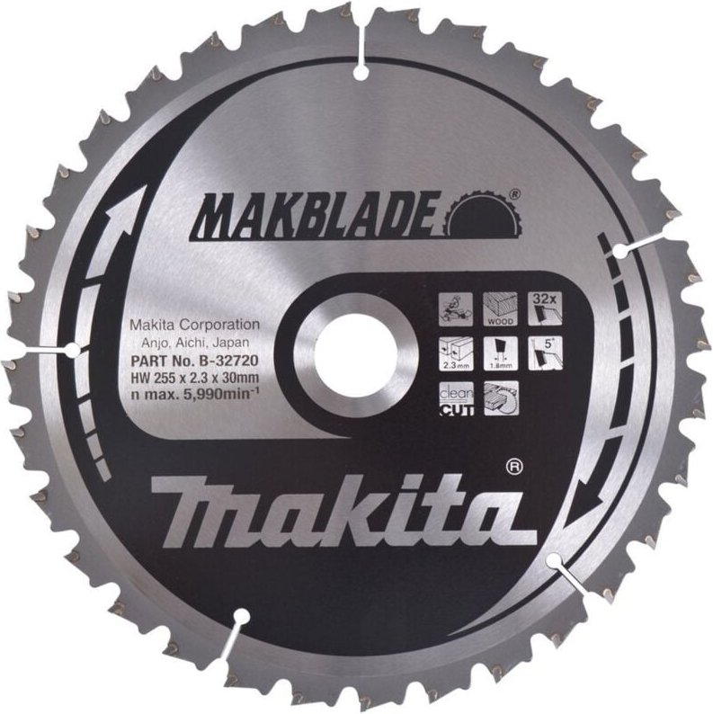 Sägeblatt makblade 255x30x32Z - Makita
