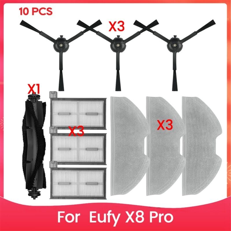 Für X8 Pro Roboter-Staubsauger Teile Ersatz Zubehör