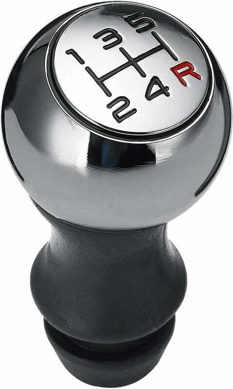 5-Gang-Schaltknauf aus Aluminium für 106, 206, 207, 207, 306, 307, 407, 408, 508, Silber + Schwarz