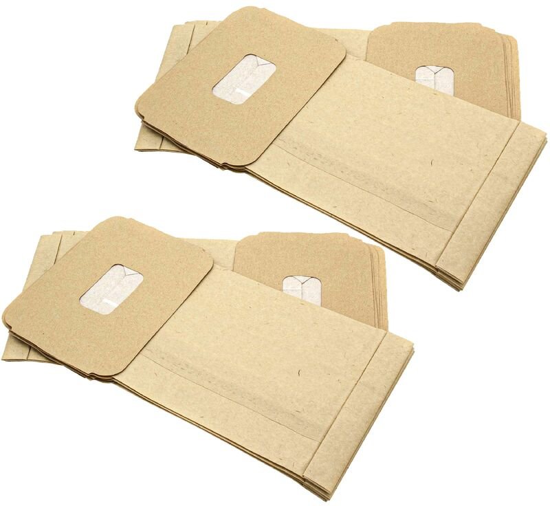 20x Staubbeutel Ersatz für Europlus ph 1201 für Staubsauger - 32cm x 17,5cm Sandfarben - Vhbw